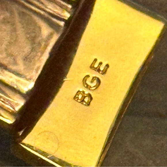 The Bradford Exchange 24K plated two tone Live, Love, Laugh cuff bracelet - Picture 4 of 9